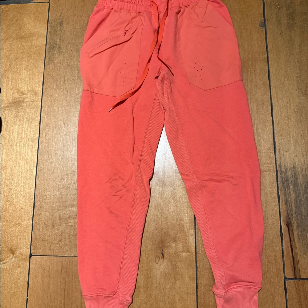 Pink Elastic Waist Jogger Pants indyeva